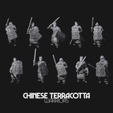 Chinese Terracotta Fierce Terracotta Warriors Miniature for Dungeons and Dragons, Pathfinder or other TTRPGs