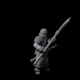 Chinese Terracotta Reaching Polearm Warrior A Miniature for Dungeons and Dragons, Pathfinder or other TTRPGs