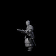 Chinese Terracotta Reaching Polearm Warrior B Miniature for Dungeons and Dragons, Pathfinder or other TTRPGs