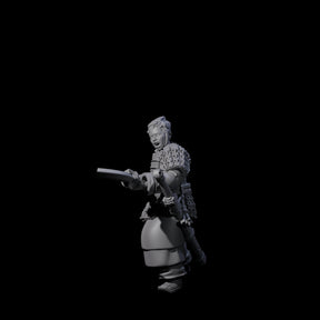 Chinese Terracotta Reaching Polearm Warrior B Miniature for Dungeons and Dragons, Pathfinder or other TTRPGs