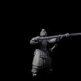 Chinese Terracotta Reaching Polearm Warrior D Miniature for Dungeons and Dragons, Pathfinder or other TTRPGs
