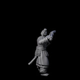 Chinese Terracotta Reaching Polearm Warrior D Miniature for Dungeons and Dragons, Pathfinder or other TTRPGs