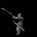 Chinese Terracotta Reaching Polearm Warrior E Miniature for Dungeons and Dragons, Pathfinder or other TTRPGs