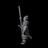 Chinese Terracotta Reaching Polearm Warrior G Miniature for Dungeons and Dragons, Pathfinder or other TTRPGs