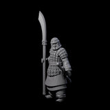Chinese Terracotta Reaching Polearm Warrior H Miniature for Dungeons and Dragons, Pathfinder or other TTRPGs