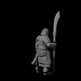Chinese Terracotta Reaching Polearm Warrior J Miniature for Dungeons and Dragons, Pathfinder or other TTRPGs