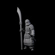 Chinese Terracotta Reaching Polearm Warrior J Miniature for Dungeons and Dragons, Pathfinder or other TTRPGs