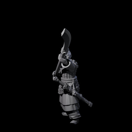Chinese Terracotta Reaching Polearm Warriors Miniature for Dungeons and Dragons, Pathfinder or other TTRPGs