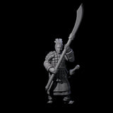 Chinese Terracotta Reaching Polearm Warriors Miniature for Dungeons and Dragons, Pathfinder or other TTRPGs