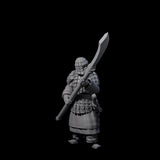 Chinese Terracotta Reaching Polearm Warriors Miniature for Dungeons and Dragons, Pathfinder or other TTRPGs