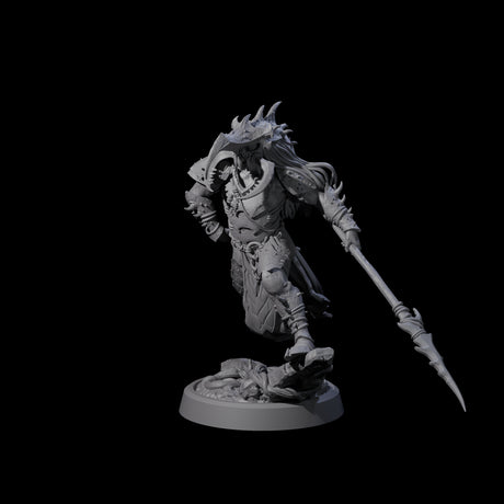 Chitinous Armour Wearing Forest Warrior Miniature for Dungeons and Dragons, Pathfinder or other TTRPGs