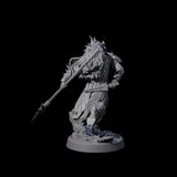 Chitinous Armour Wearing Forest Warrior Miniature for Dungeons and Dragons, Pathfinder or other TTRPGs