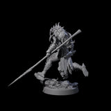 Chitinous Armour Wearing Forest Warrior Miniature for Dungeons and Dragons, Pathfinder or other TTRPGs