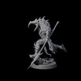 Chitinous Armour Wearing Forest Warrior Miniature for Dungeons and Dragons, Pathfinder or other TTRPGs
