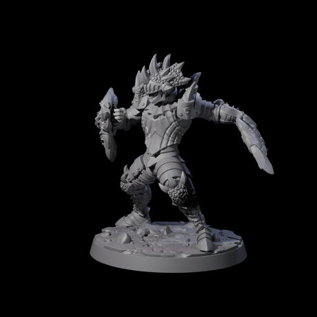 Chitinous Dragonguard Miniature for Dungeons and Dragons, Pathfinder or other TTRPGs