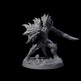 Chitinous Dragonguard Miniature for Dungeons and Dragons, Pathfinder or other TTRPGs