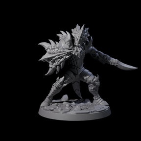 Chitinous Dragonguard Miniature for Dungeons and Dragons, Pathfinder or other TTRPGs