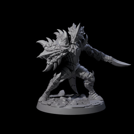 Chitinous Dragonguard Miniature for Dungeons and Dragons, Pathfinder or other TTRPGs