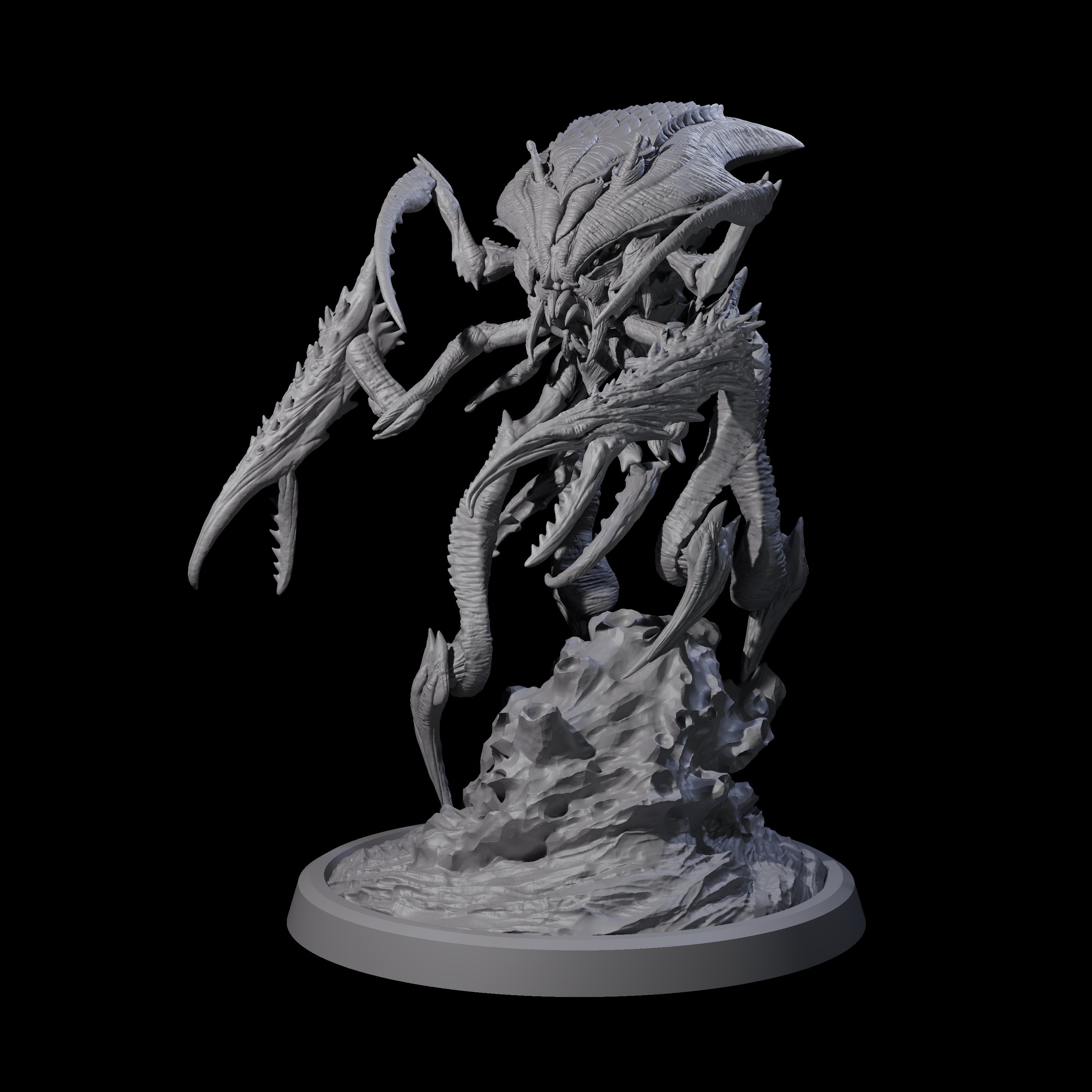 Chitinous Kruthik A Miniature for Dungeons and Dragons, Pathfinder or other TTRPGs