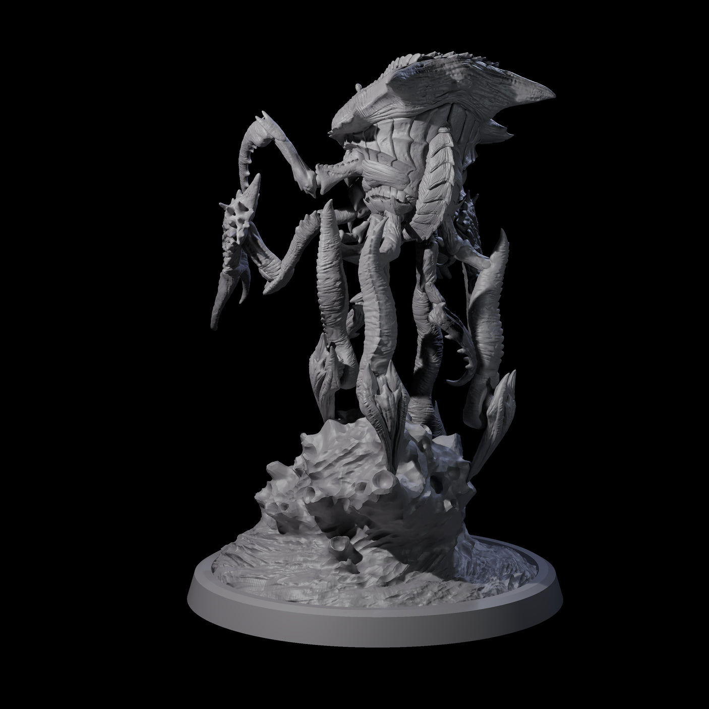 Chitinous Kruthik A Miniature for Dungeons and Dragons, Pathfinder or other TTRPGs