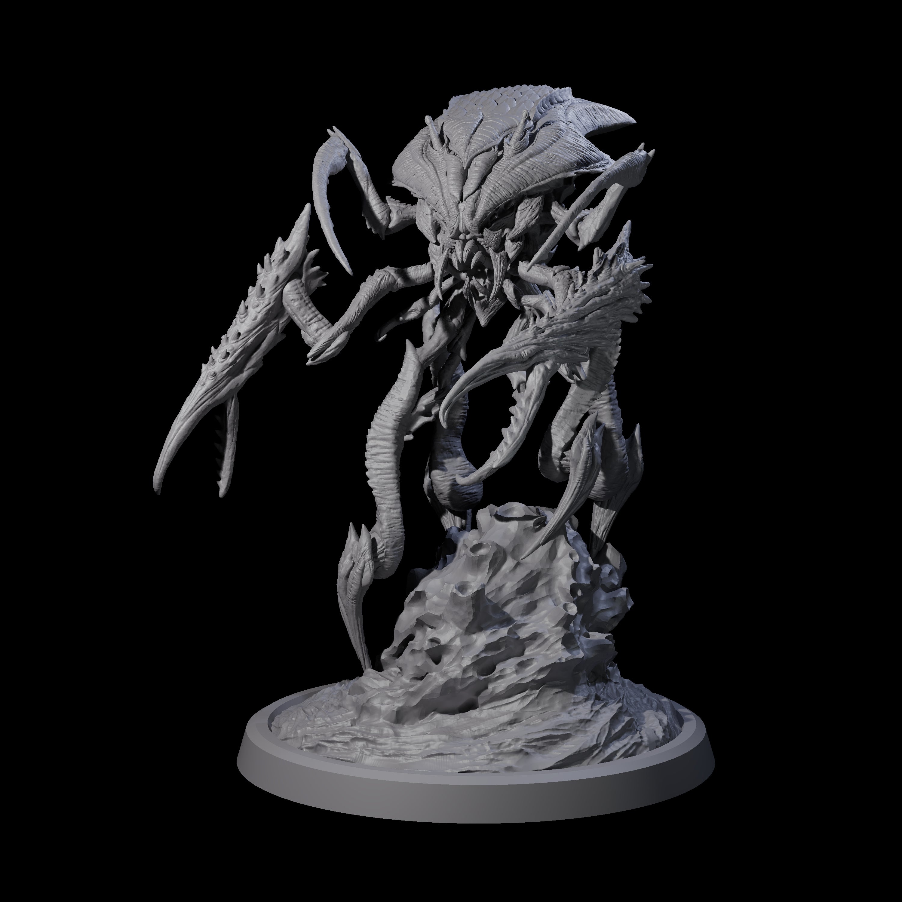 Chitinous Kruthik A Miniature for Dungeons and Dragons, Pathfinder or other TTRPGs
