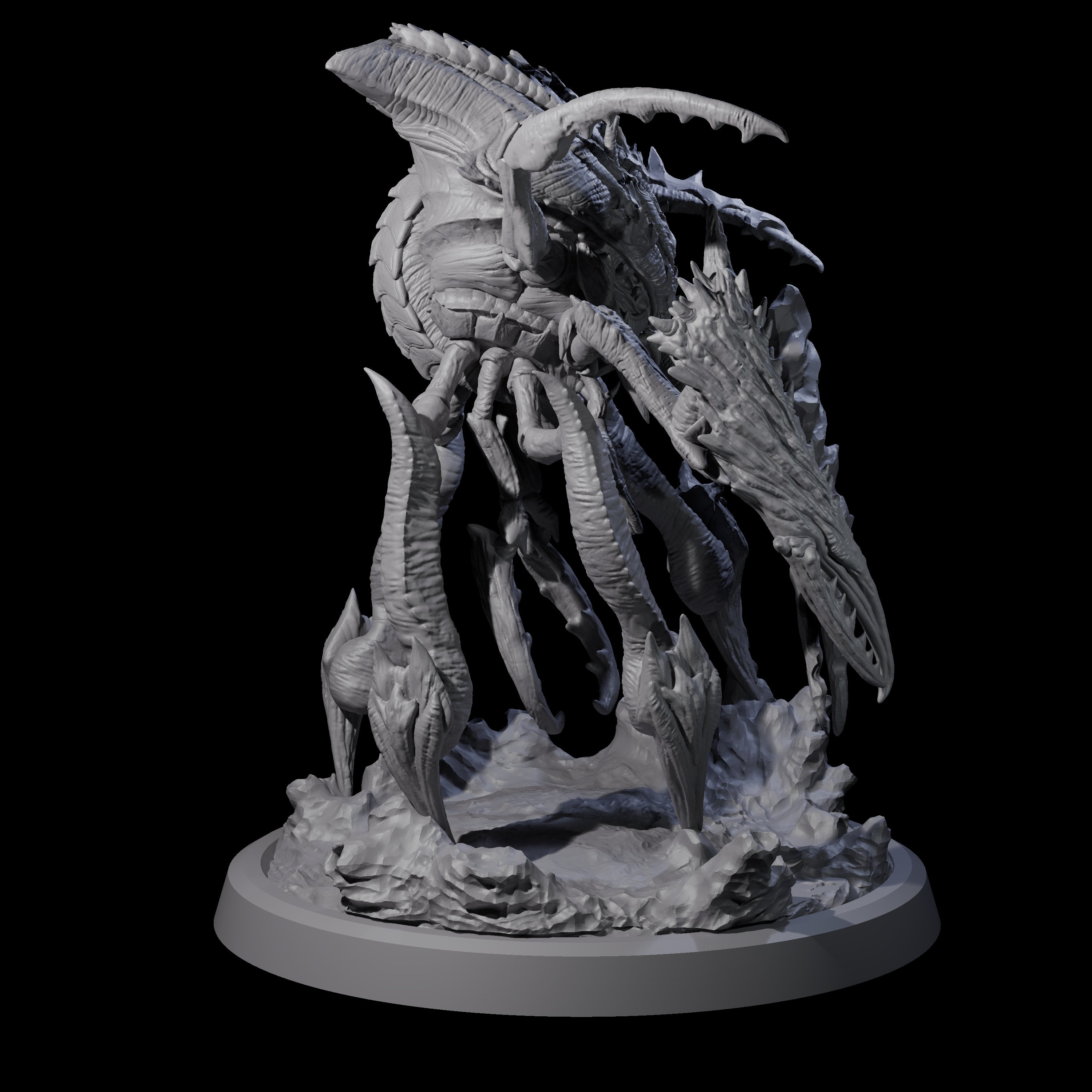 Chitinous Kruthik B Miniature for Dungeons and Dragons, Pathfinder or other TTRPGs