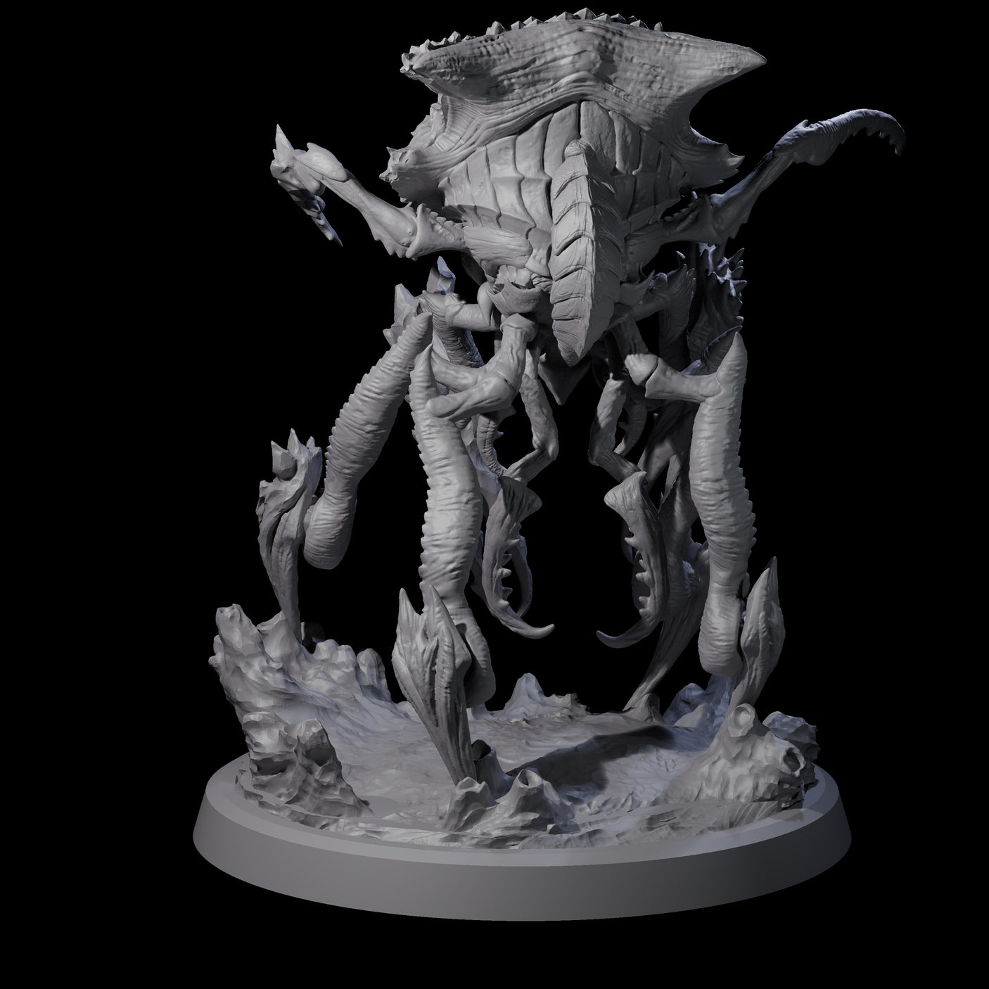 Chitinous Kruthik B Miniature for Dungeons and Dragons, Pathfinder or other TTRPGs