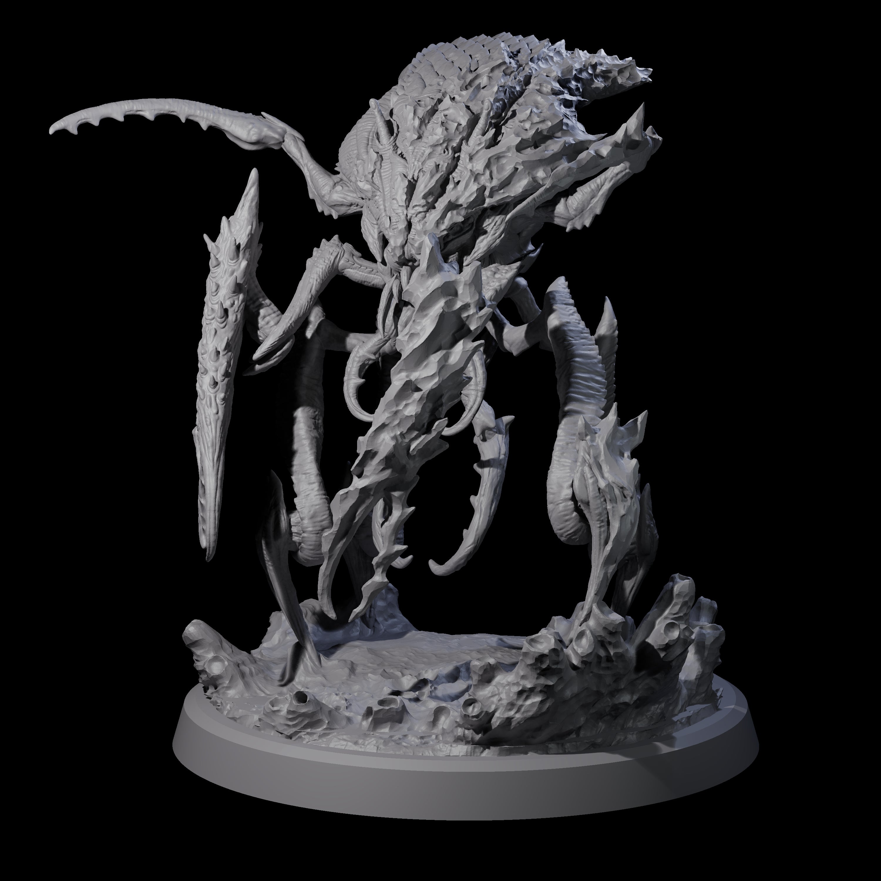 Chitinous Kruthik B Miniature for Dungeons and Dragons, Pathfinder or other TTRPGs