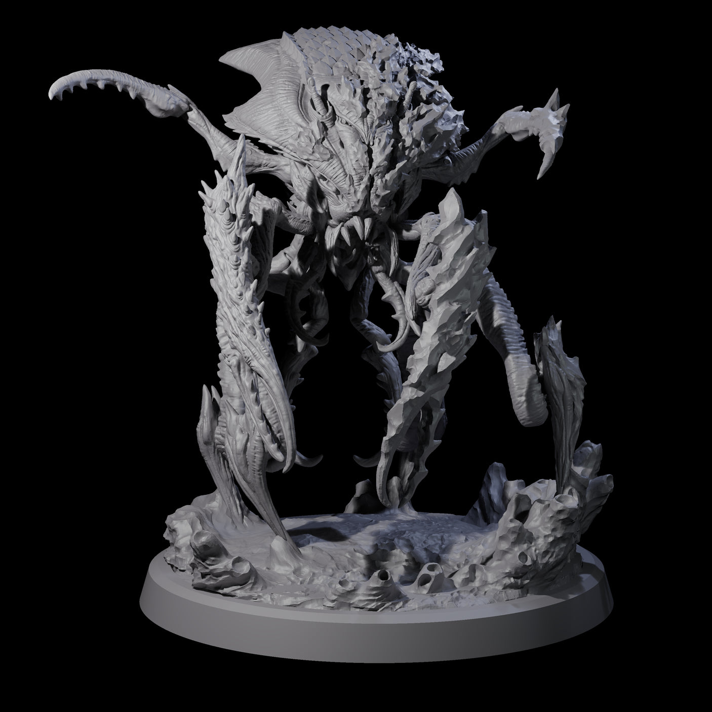 Chitinous Kruthik B Miniature for Dungeons and Dragons, Pathfinder or other TTRPGs
