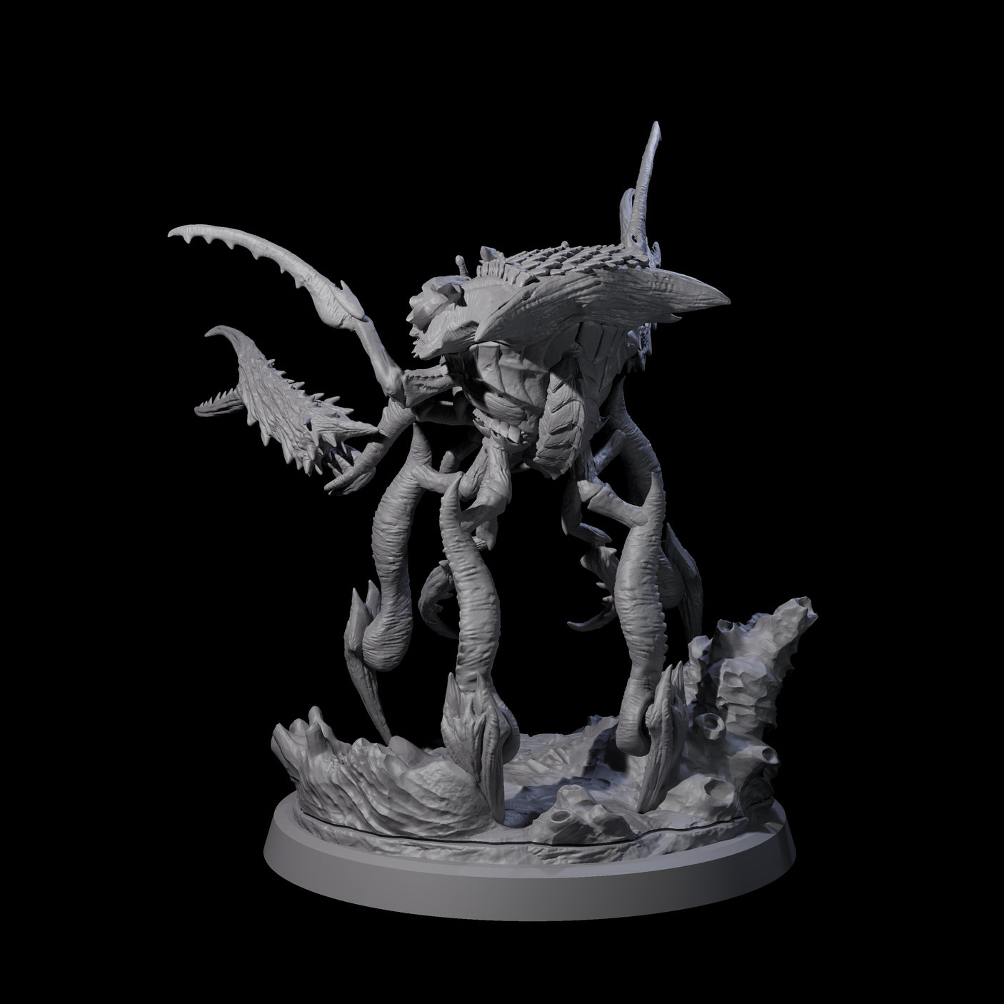 Chitinous Kruthik D Miniature for Dungeons and Dragons, Pathfinder or other TTRPGs