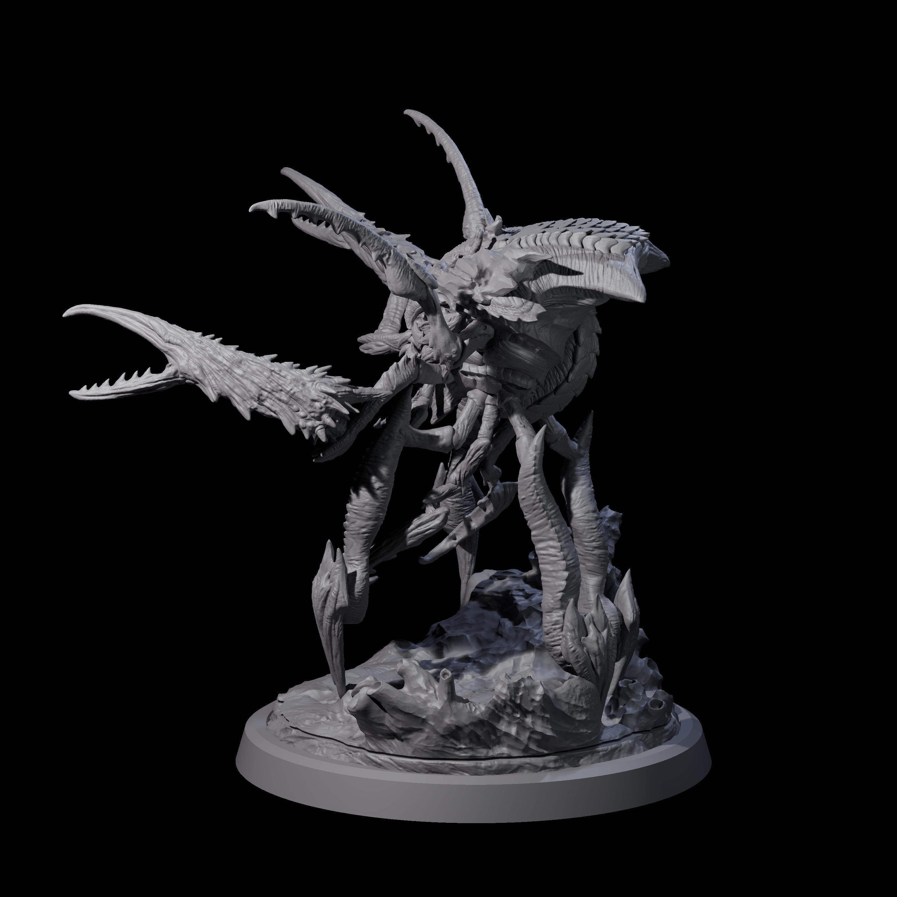 Chitinous Kruthik D Miniature for Dungeons and Dragons, Pathfinder or other TTRPGs