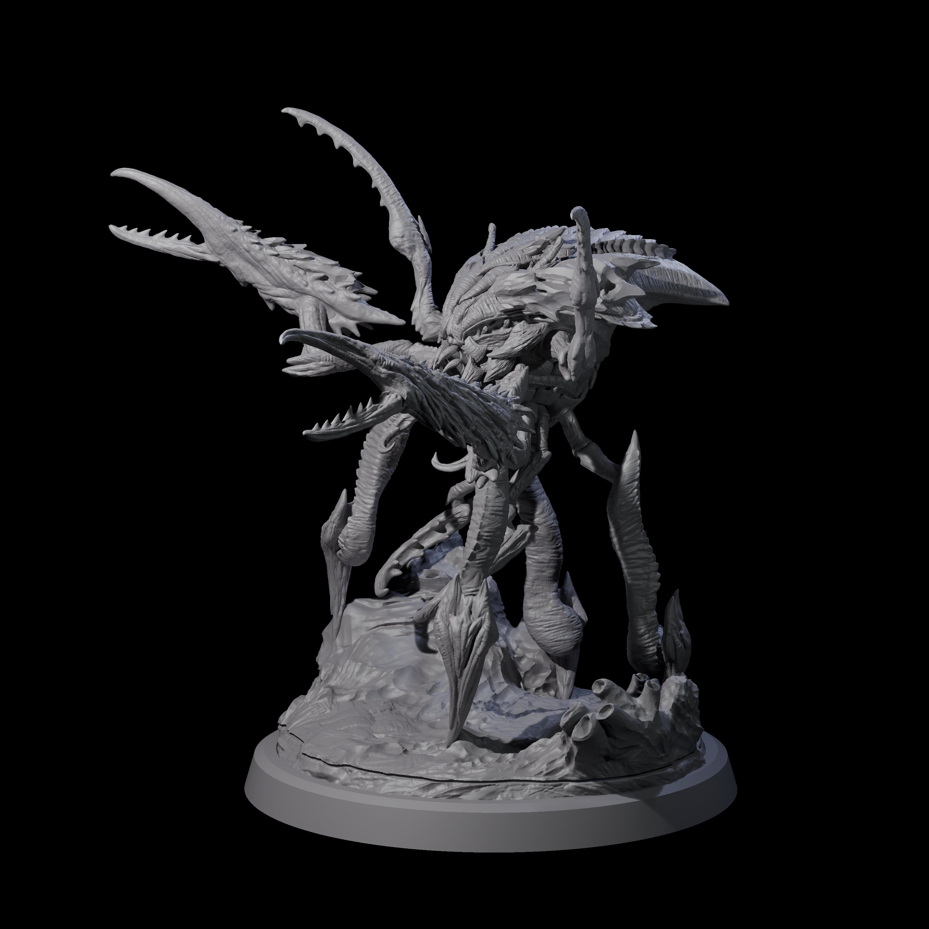 Chitinous Kruthik D Miniature for Dungeons and Dragons, Pathfinder or other TTRPGs