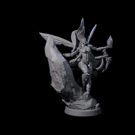 Chitinous Psionic Seer A Miniature for Dungeons and Dragons, Pathfinder or other TTRPGs