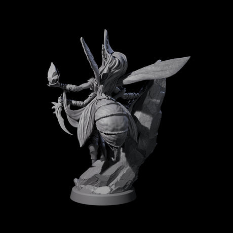 Chitinous Psionic Seer A Miniature for Dungeons and Dragons, Pathfinder or other TTRPGs