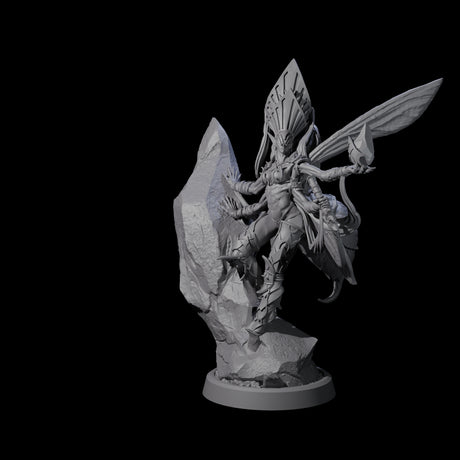Chitinous Psionic Seer A Miniature for Dungeons and Dragons, Pathfinder or other TTRPGs
