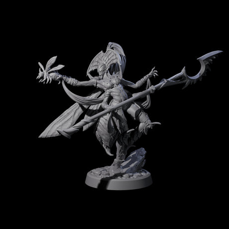 Chitinous Psionic Seer B Miniature for Dungeons and Dragons, Pathfinder or other TTRPGs
