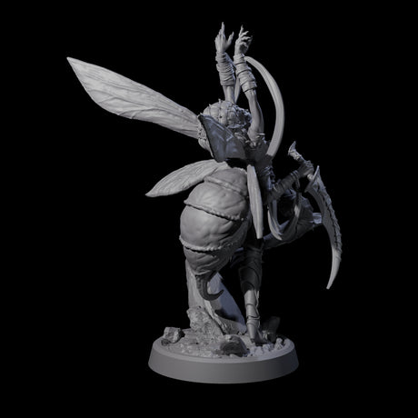 Chitinous Psionic Seer D Miniature for Dungeons and Dragons, Pathfinder or other TTRPGs