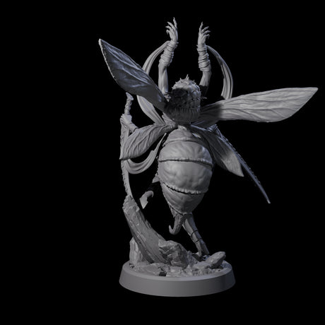 Chitinous Psionic Seer D Miniature for Dungeons and Dragons, Pathfinder or other TTRPGs