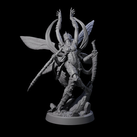 Chitinous Psionic Seer D Miniature for Dungeons and Dragons, Pathfinder or other TTRPGs