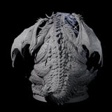 Chomping Fat Dragon Miniature for Dungeons and Dragons, Pathfinder or other TTRPGs