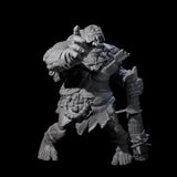 Chomping Zombie Ogre Miniature for Dungeons and Dragons, Pathfinder or other TTRPGs