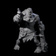 Chomping Zombie Ogre Miniature for Dungeons and Dragons, Pathfinder or other TTRPGs