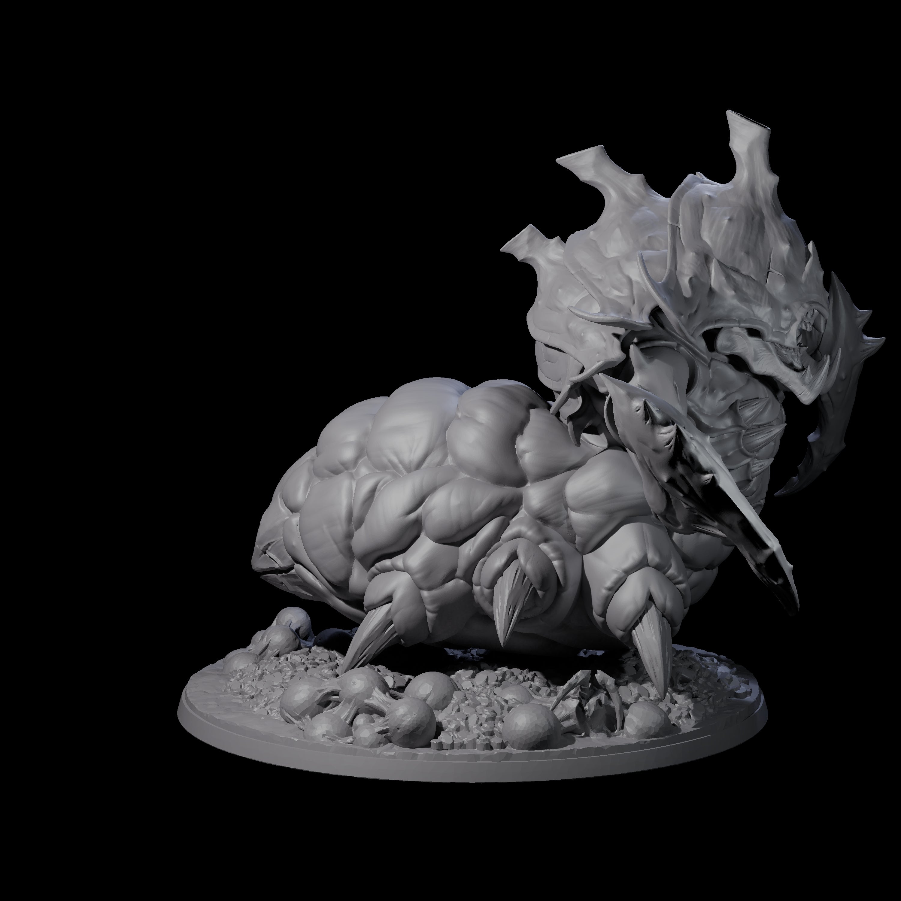 Chonky Ankheg Queen Miniature for Dungeons and Dragons, Pathfinder or other TTRPGs