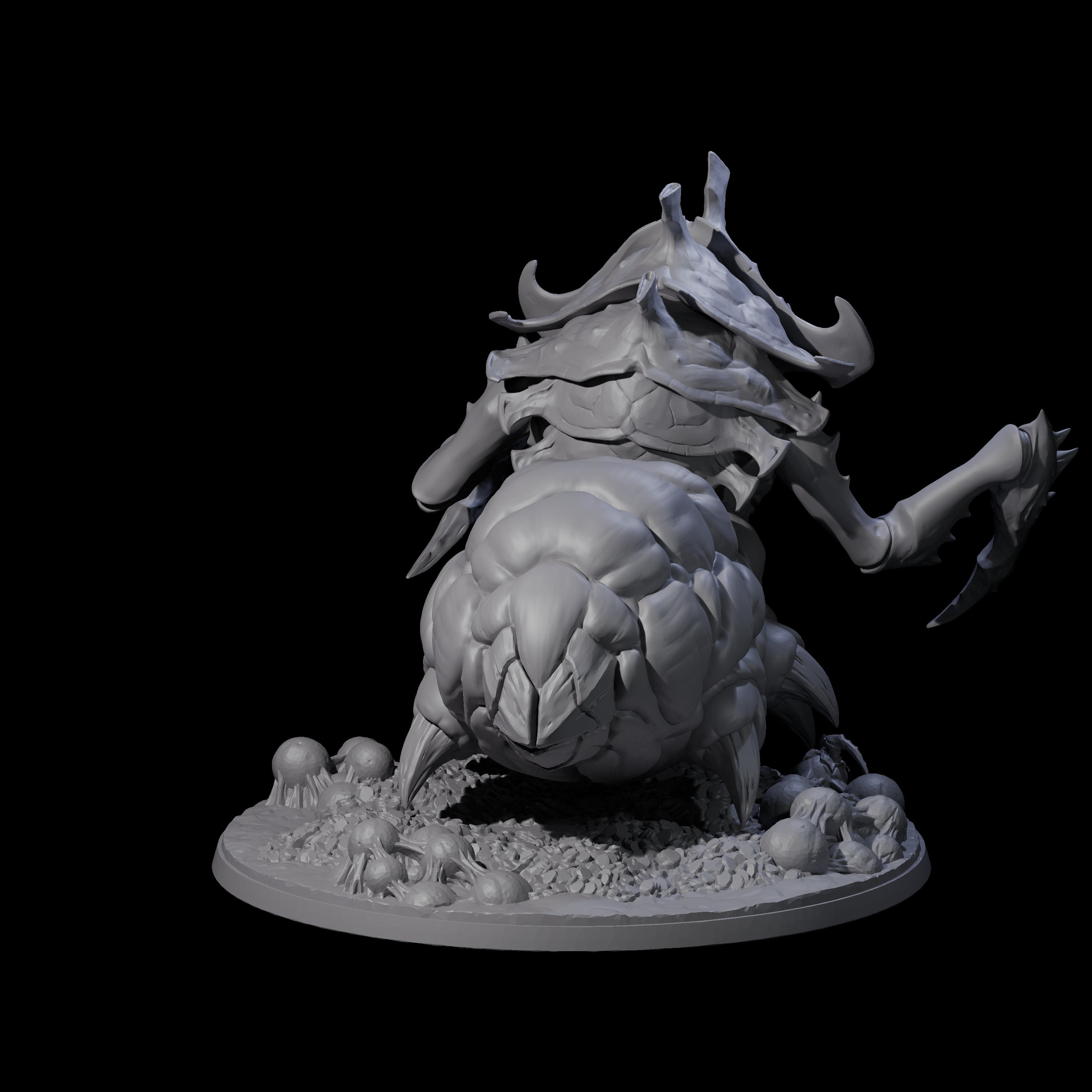 Chonky Ankheg Queen Miniature for Dungeons and Dragons, Pathfinder or other TTRPGs