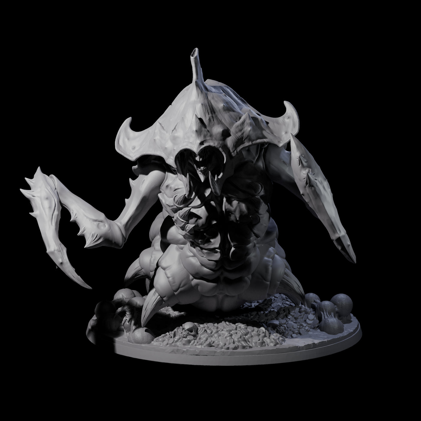 Chonky Ankheg Queen Miniature for Dungeons and Dragons, Pathfinder or other TTRPGs
