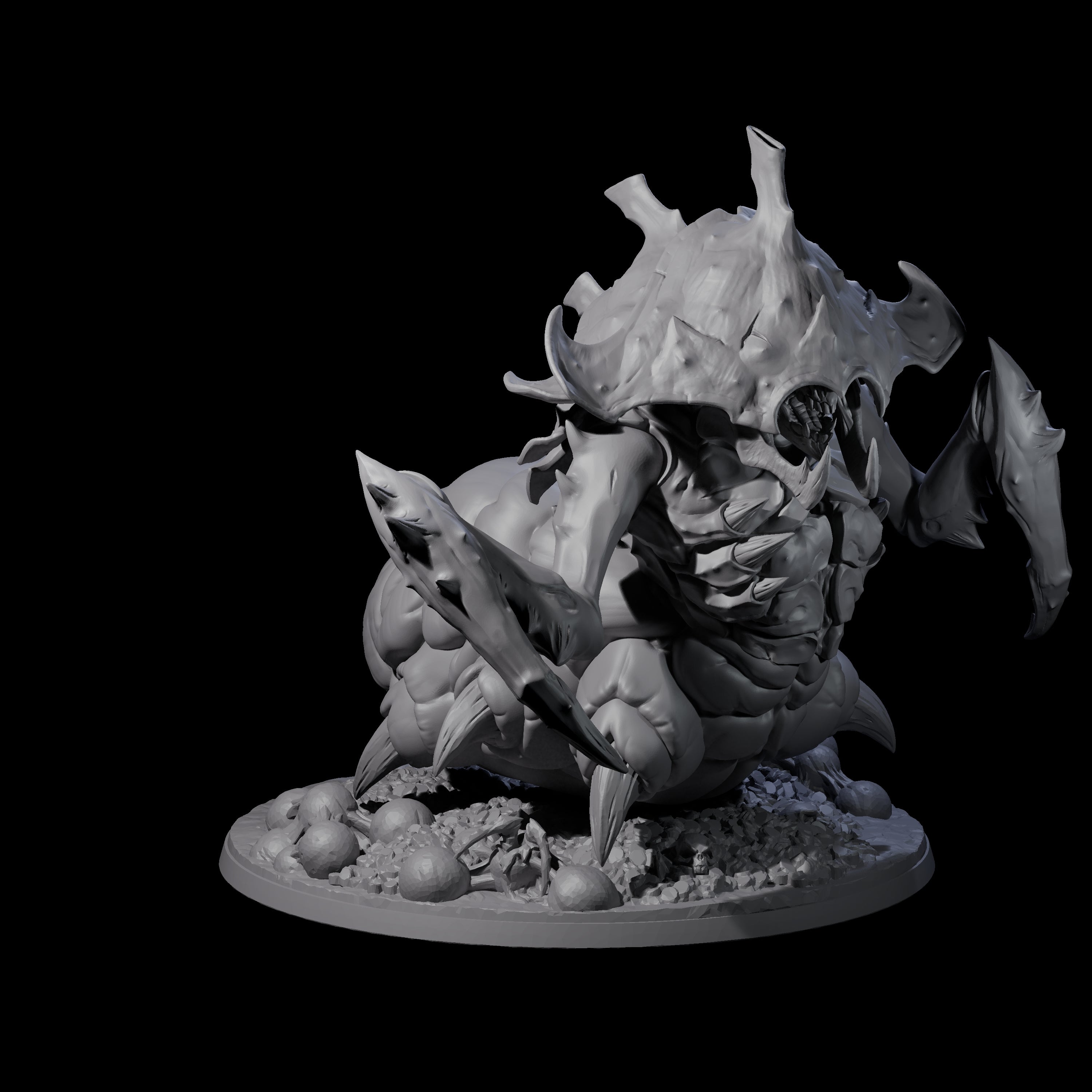 Chonky Ankheg Queen Miniature for Dungeons and Dragons, Pathfinder or other TTRPGs