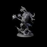 Chopping Four Armed Troll Miniature for Dungeons and Dragons, Pathfinder or other TTRPGs