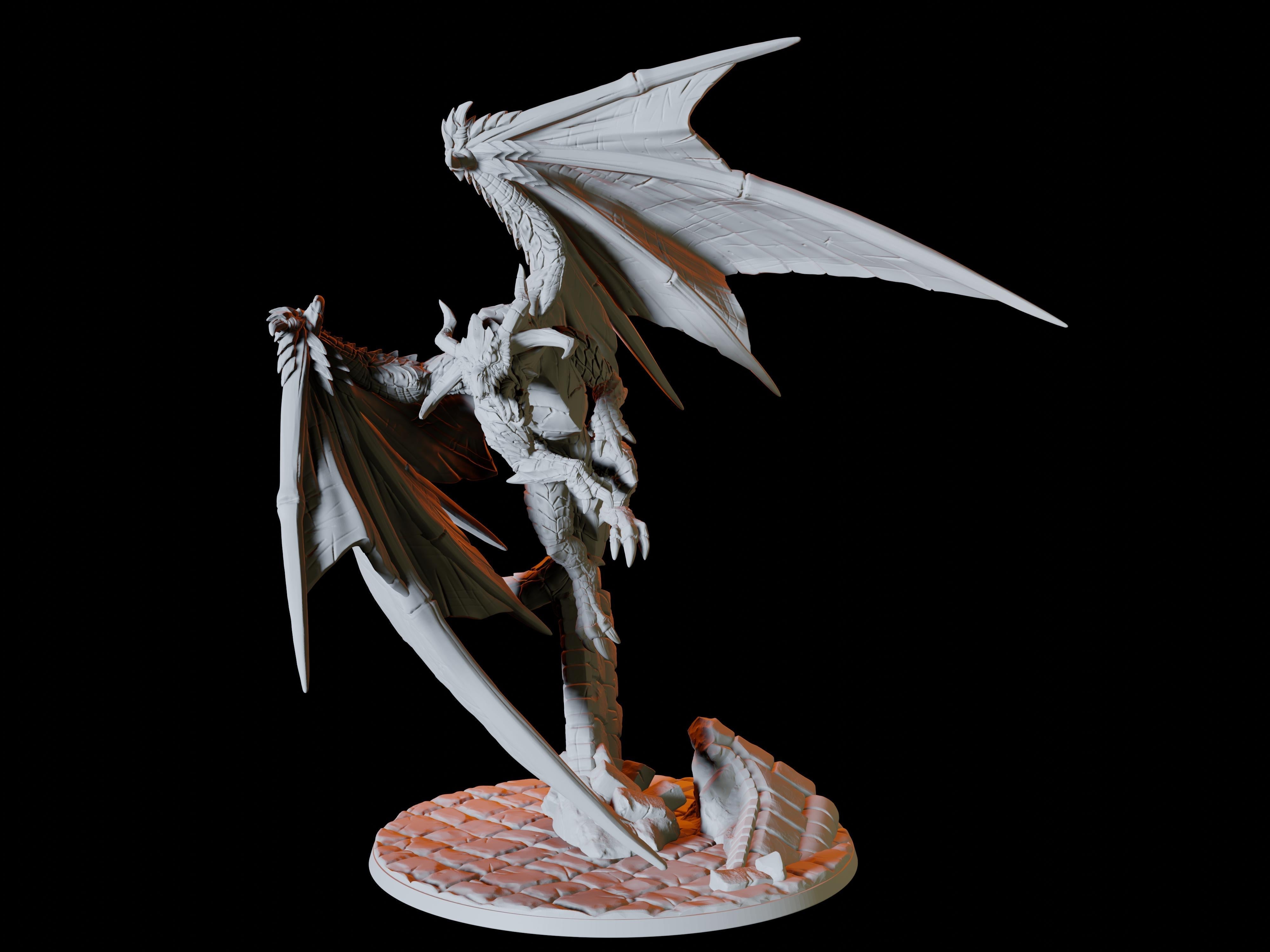 Chromatic Dragon Miniature for Dungeons and Dragons - Myth Forged