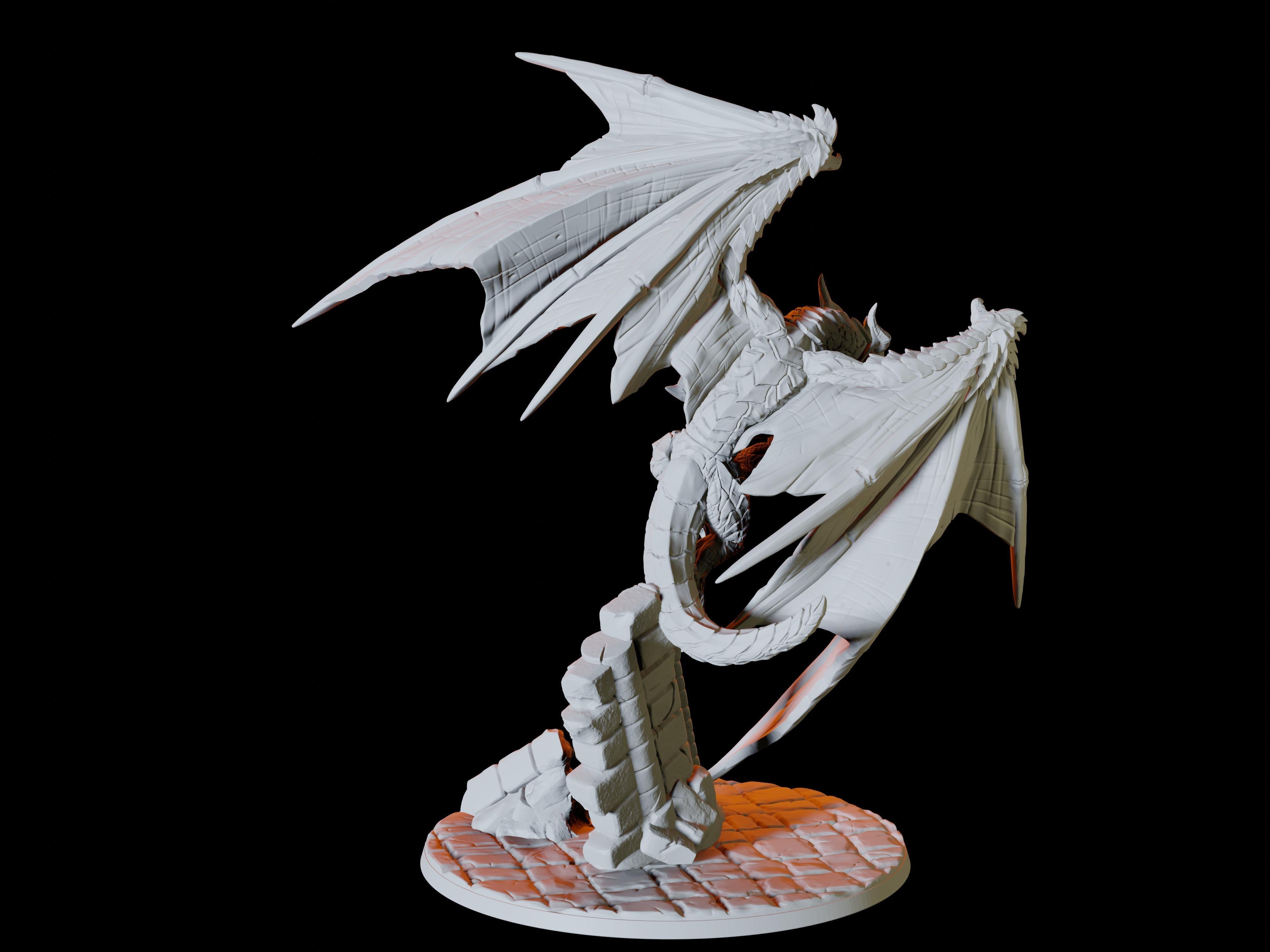 Chromatic Dragon Miniature for Dungeons and Dragons - Myth Forged