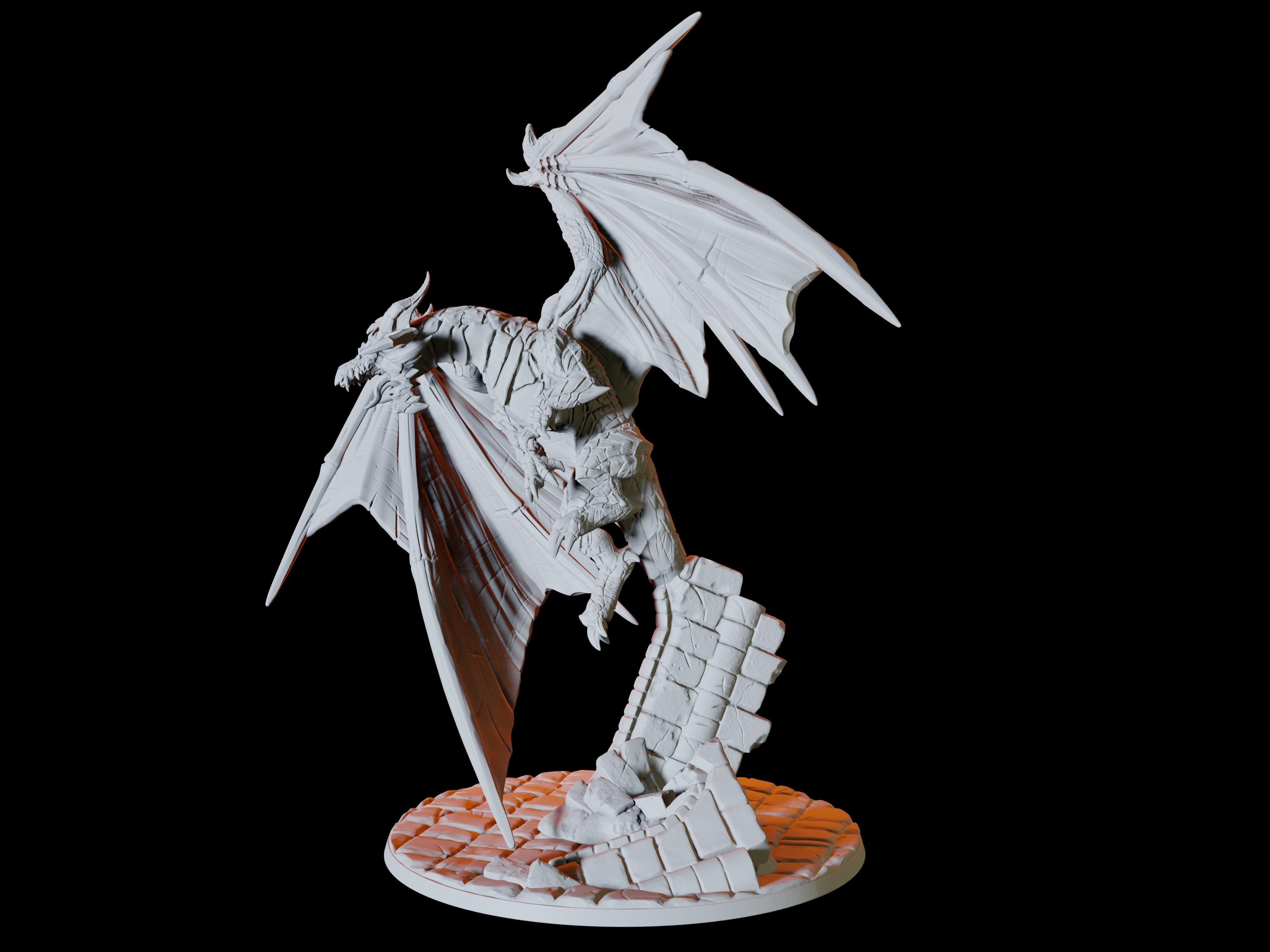 Chromatic Dragon Miniature for Dungeons and Dragons - Myth Forged